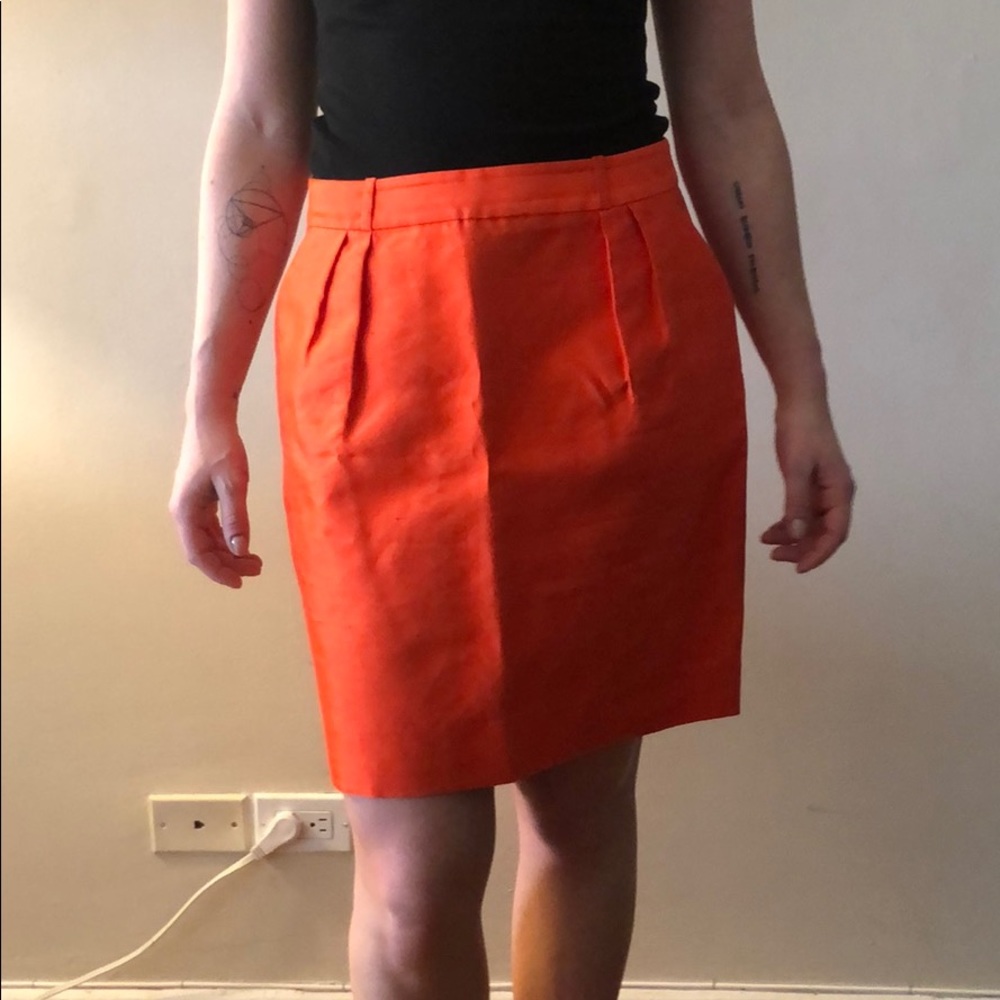 Bright Orange Kate Spade Skirt